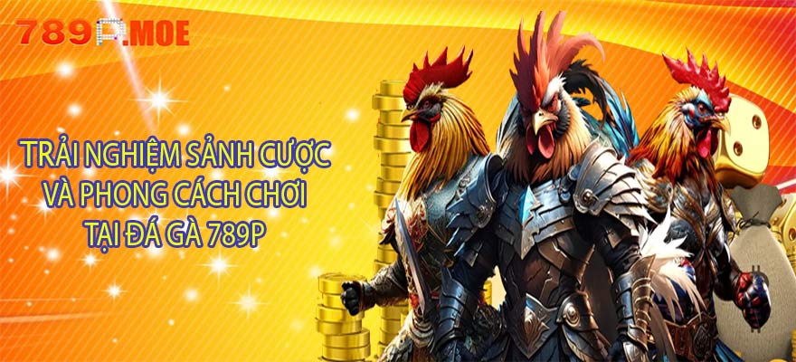 Trải nghiệm sảnh cược và phong cách chơi tại đá gà 789P